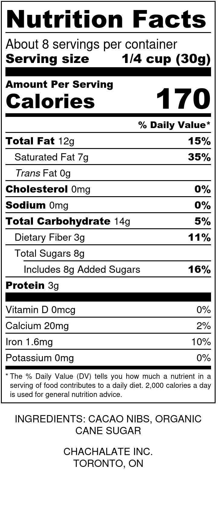 Baking Chachalate - Tanzania 75% Dark - chachalate