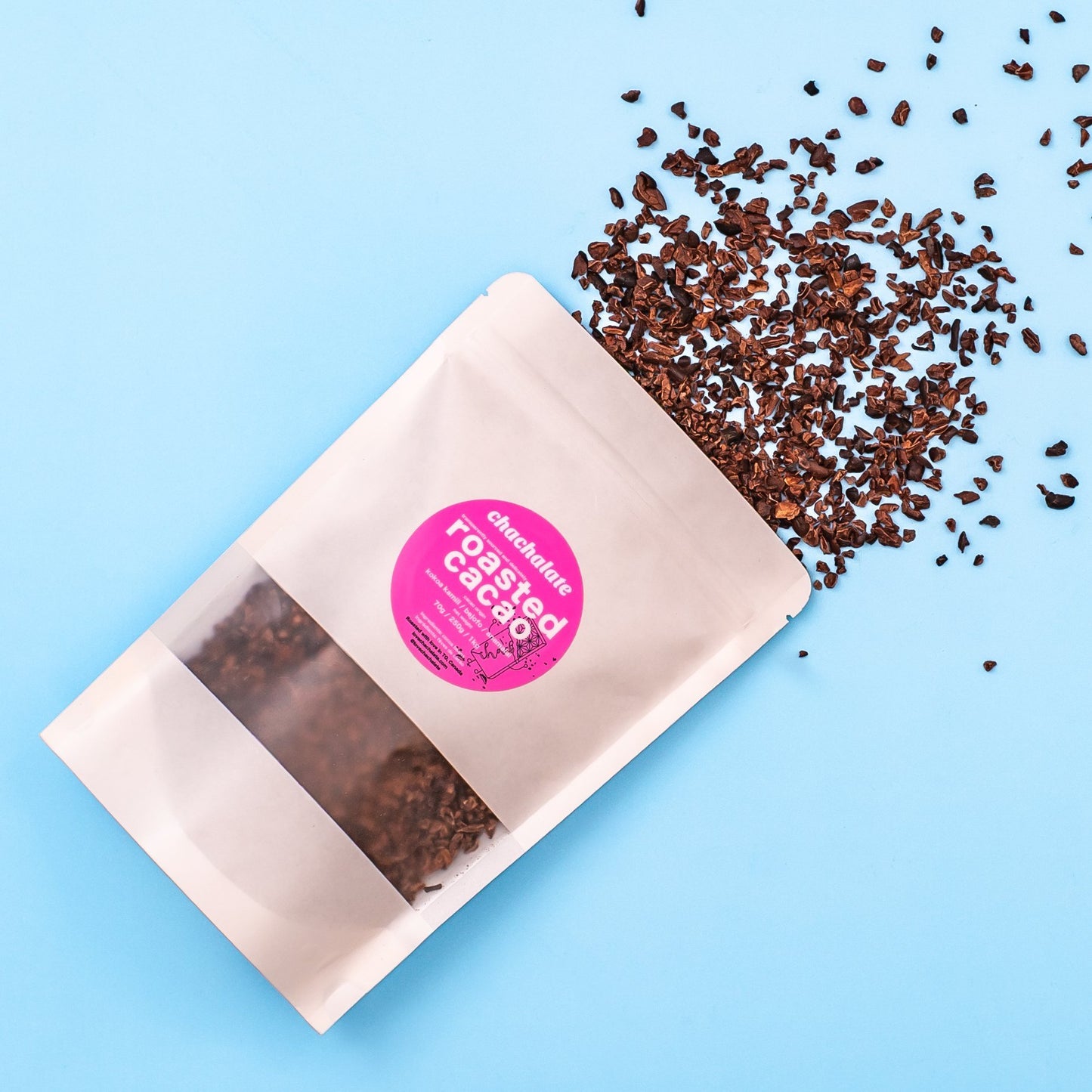 roasted chachalate cacao nibs - chachalate